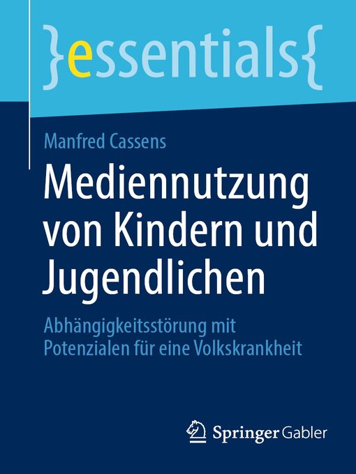 Title details for Mediennutzung von Kindern und Jugendlichen by Manfred Cassens - Available